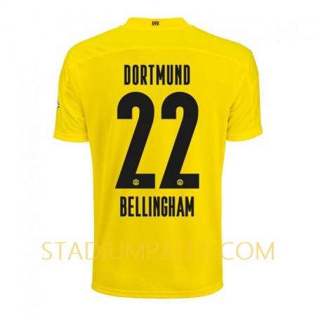 Virallinen pelipaita Borussia Dortmund Jude Bellingham 22 Koti 2020-21 Lyhythihainen - Miesten Virallinen pelipaita Borussia Dortmund Jude Bellingham 22 Koti 2020-21 Lyhythihainen - Miesten